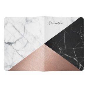 Personalized Moleskine Notebook Cover Rose Gold