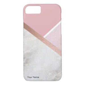 Personalized Rose Gold Apple iPhone 8/7 Case