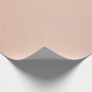 Rose Gold Gift Wrapping Paper