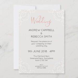 wedding invitation
